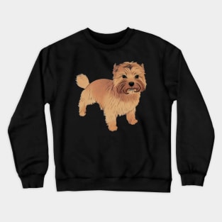 Just A Vintage Norfolk Terrier Dog Mom Cute Puppy Crewneck Sweatshirt